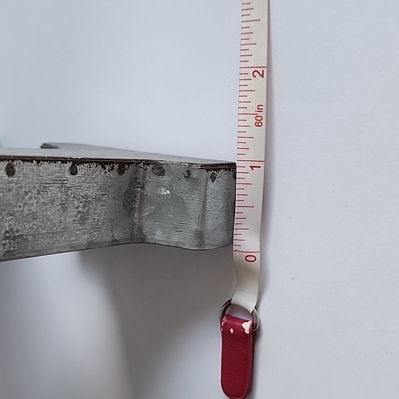 Two Piece 3D Letter R Galvanized Metal for Wall Decor Hanging or Freestanding - Picture 11 of 13